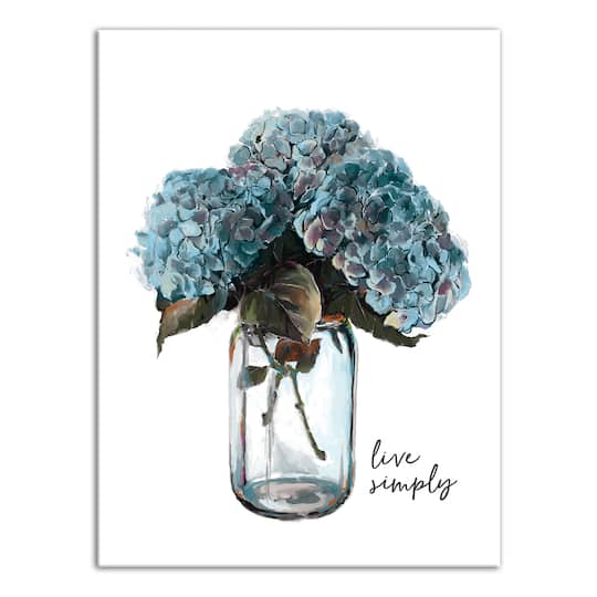 Live Simply 12" x 16" Canvas Wall Art